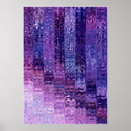 Paarse Weave Poster (Voorkant)