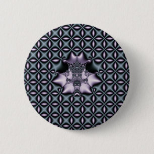 Paarse Web Ronde Button 5,7 Cm