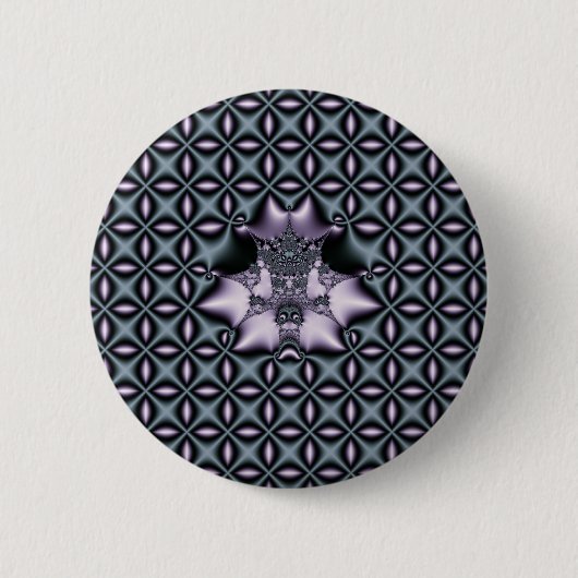 Paarse Web Ronde Button 5,7 Cm (Voorkant)