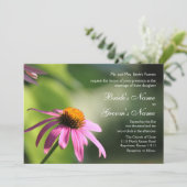 Paarse weddenschap kaart (Staand voorkant)