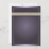 Paarse weduwenuitvindingen met Butterfly Kaart (Achterkant)