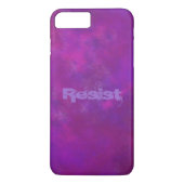 Paarse weerstand Case-Mate iPhone case (Achterkant)