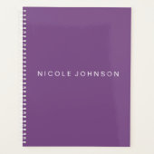 Paarse / wekelijkse / maandelijkse planner (Voorkant)