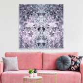 Paarse wereld canvas afdruk (Insitu (Woonkamer))