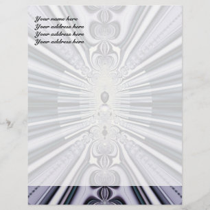 Paarse wereld custom briefhoofd