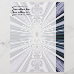 Paarse Wereld Custom Briefhoofd