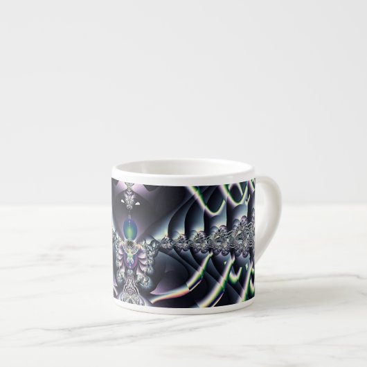 Paarse wereld espresso kop (Voorkant rechts)