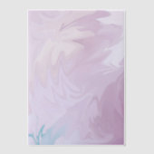 Paarse wervelingen met een vleugje turquoise vellum uitnodigingen (Voorkant)