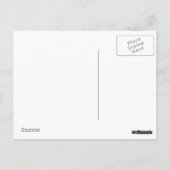 Paarse wervelkolom Briefkaart (Achterkant)