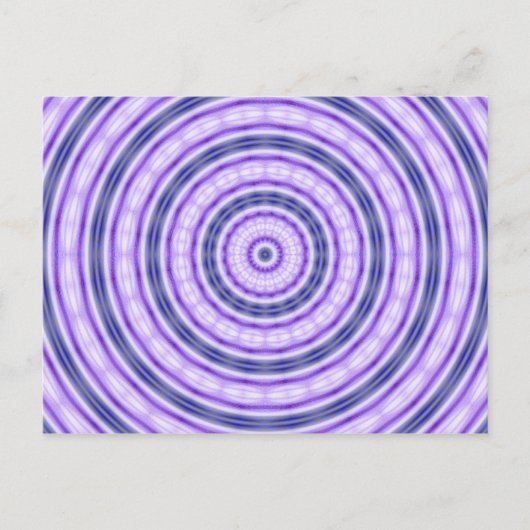 Paarse wervelkolom Briefkaart (Voorkant)
