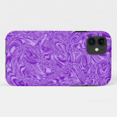 Paarse wervelkolom Case-Mate iPhone case (Achterkant (horizontaal))