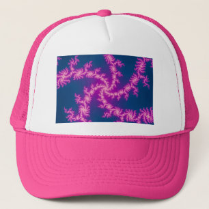 Paarse wervelkolom - fractale kunst trucker pet