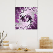 Paarse wervelkolom poster (Keuken)