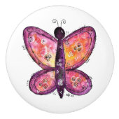 Paarse whisky keramische knop (Voorkant)