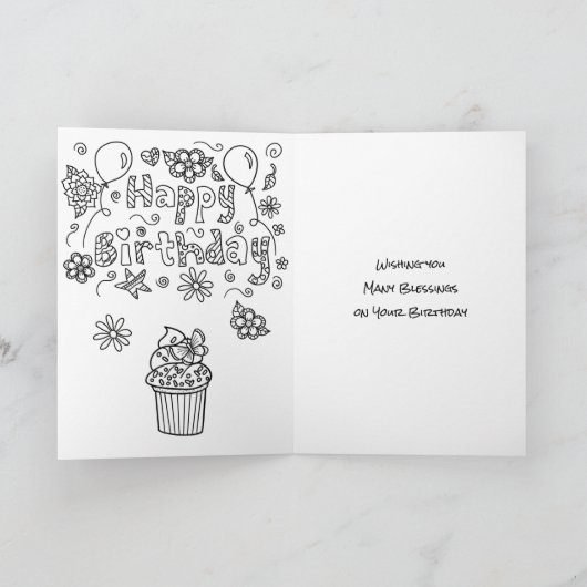 Paarse whisky's vlinderdstaart kaart (Binnen)