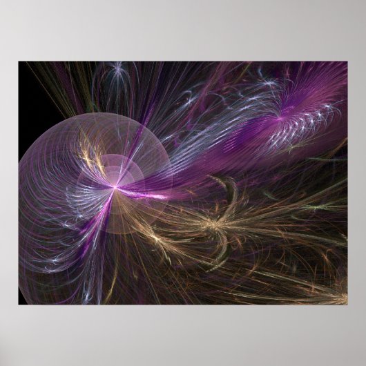 Paarse Whisper Poster (Voorkant)