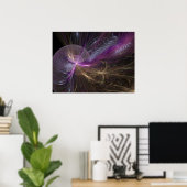 Paarse Whisper Poster (Thuiskantoor)