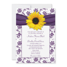 Paarse White Damask Sunflower Weddenschap