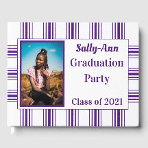 Paarse White Photo Graduparty