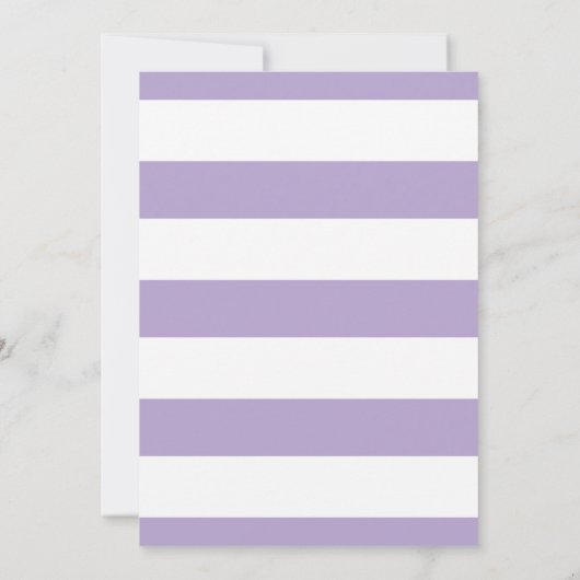 Paarse White Rose Carnance Spring Floral Wedding Kaart (Achterkant)