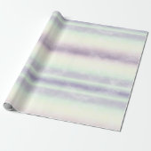 Paarse White Unicorn Dream Cadeaupapier (Uitgerold)