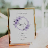 Paarse WiFi-code, uitnodiging voor WiFi Connect