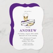 Paarse wijn en brood Eerste Gemeenschap Kaart (Voorkant / Achterkant)