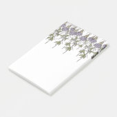 Paarse Wijnstokken Notitieblok Post-it® Notes (Schuin)