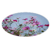  Paarse Wild Flowers Meadow Foto Snijplank (Hoek)