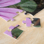Paarse Wildbloem Puzzle Legpuzzel (Zijkant)