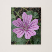 Paarse Wildbloem Puzzle Legpuzzel (Verticaal)