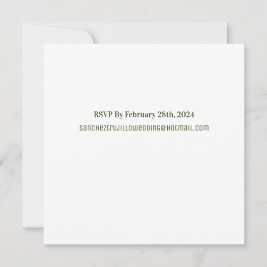 Paarse Wildbloemen Kaart (Achterkant)