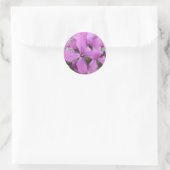Paarse Wildbloemen Sticker (Tas)