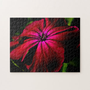 Paarse Wilde Bloem 11x14 252pc jpcn Legpuzzel