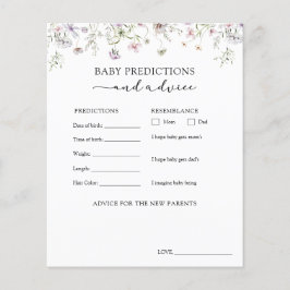 Paarse Wilde Bloem Baby Advies en Voorspellingen