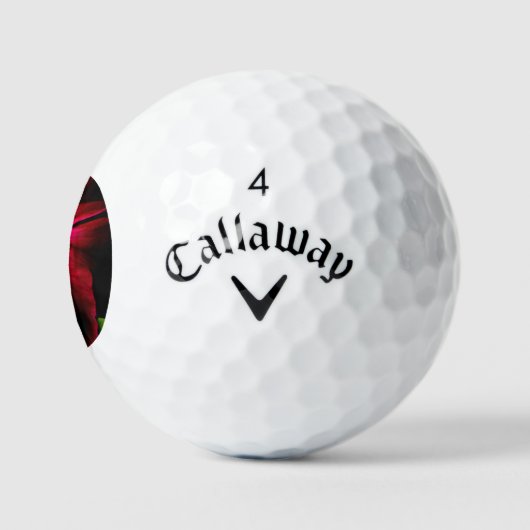 Paarse Wilde Bloem css gbcnm Golfballen (Logo)