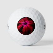 Paarse Wilde Bloem cwb gbcnm Golfballen (Voorkant)