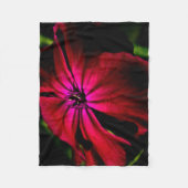 Paarse wilde bloem fbcna fleece deken (Voorkant)