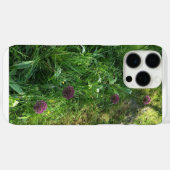 Paarse Wilde Bloem Hoesje Natuur Design (Achterkant (horizontaal))