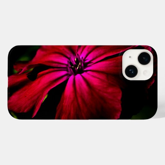 Paarse wilde bloem iphcna Case-Mate iPhone case (Achterkant (horizontaal))