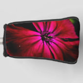 Paarse Wilde Bloem pcm Golfheadcover (Voorkant)