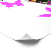 PAARSE WILDE BLOEM SERENITEIT GEBED FOTO FOTO AFDRUK (Hoek)