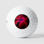 Paarse wilde bloem ssf gbcna golfballen (Voorkant)