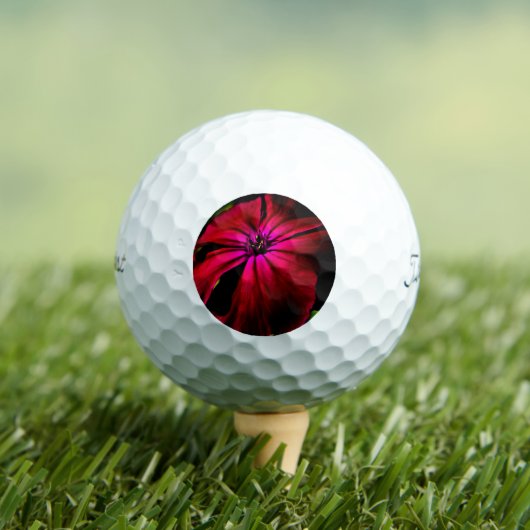 Paarse wilde bloem tpv1 gbcna golfballen (Insitu Shirt)