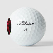 Paarse wilde bloem tpv1 gbm golfballen (Logo)