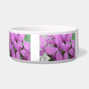 Paarse wilde bloemen Dog Bowl Voerbakje