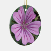 Paarse wilde bloemen keramisch ornament (Rechts)