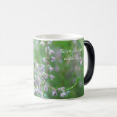 Paarse wilde bloemen magische mok (Voorkant rechts)