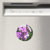 Paarse wilde bloemen magneet (Insitu (Vaatwasser))