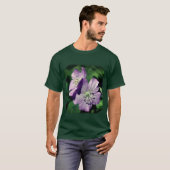 Paarse wilde bloemen Natuur T-shirt (Voorkant volledig)